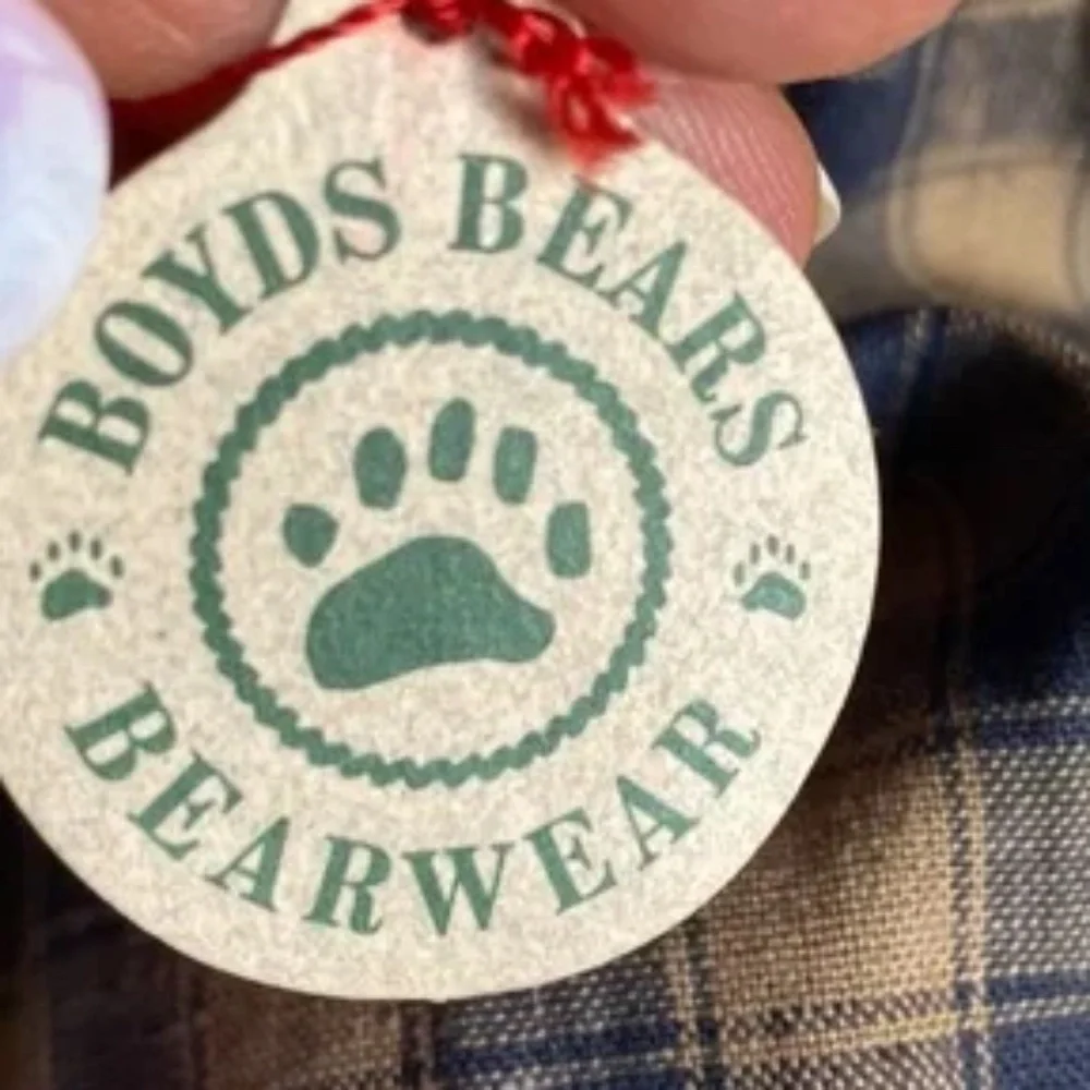 BOYDS BEARS Artisan Series Handcrafted Nellie Vintage Plush Bear VINTAGE